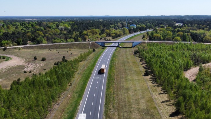 Południowa obwodnica Torunia w ciągu S10 obecnie. Fot. GDDKiA